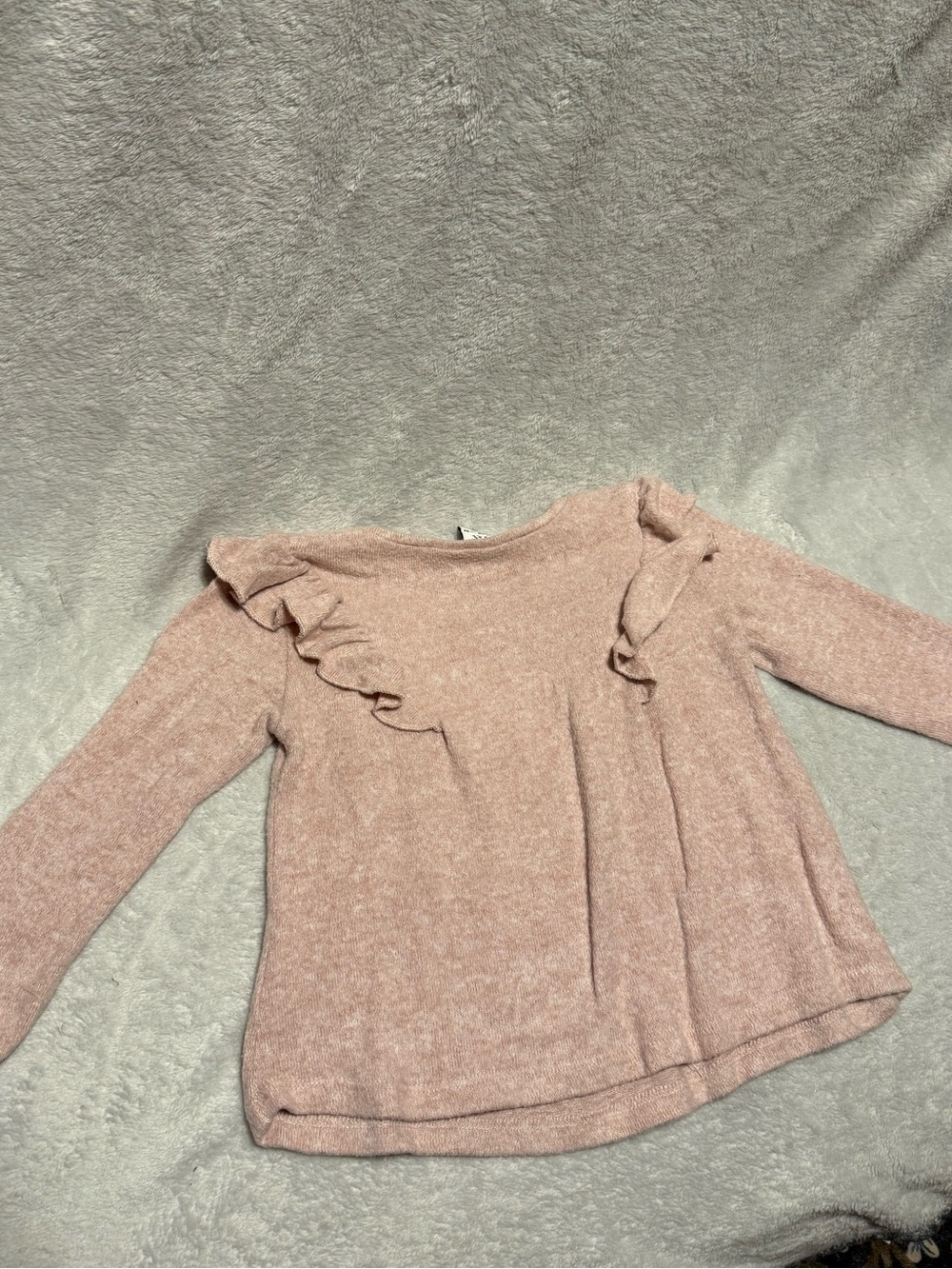 Pink Ruffle ZARA Sweater - Picture 4 of 6